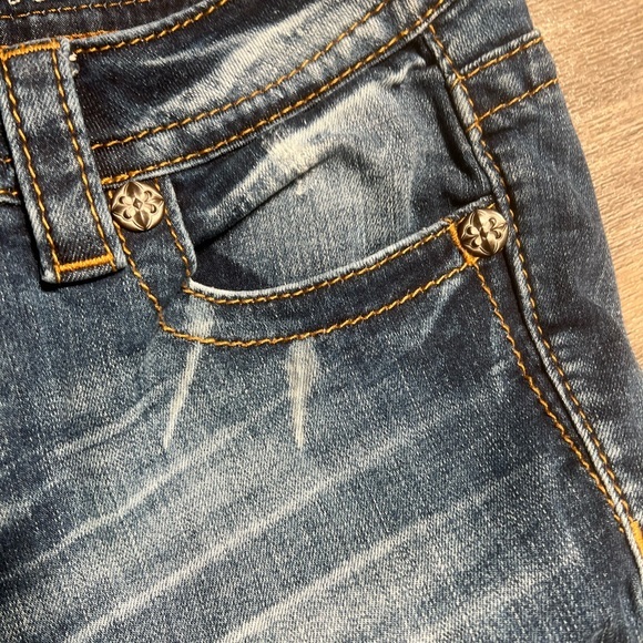 Miss Me Mid Rise Slim Boot Jeans- Cute Pocket Design-‎ 26 - Picture 14 of 15